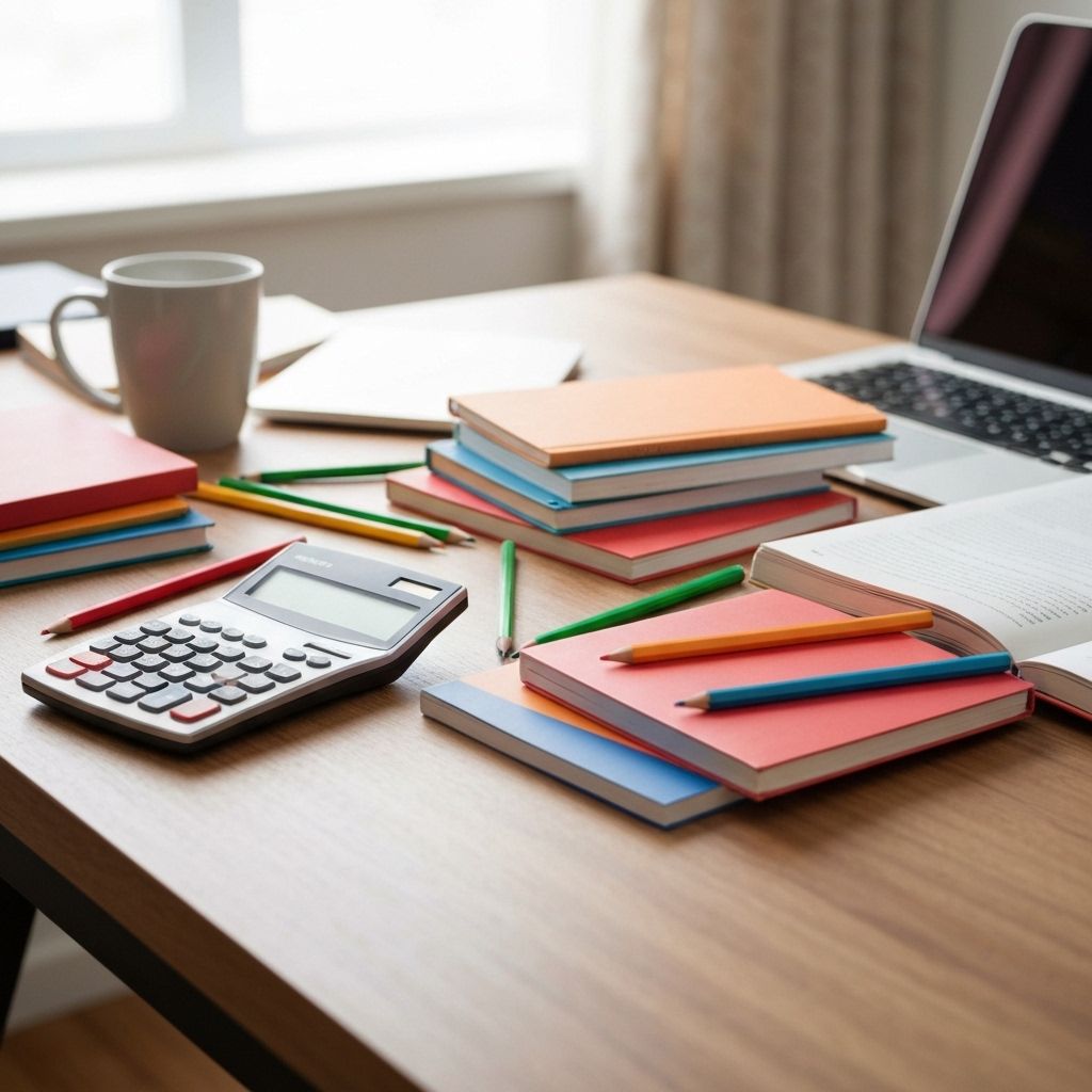 Study materials background